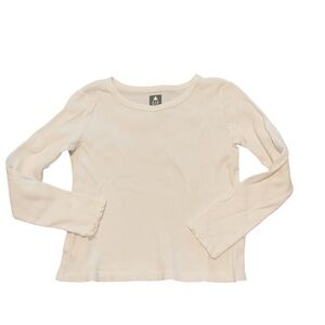 GAP White Ribbed Top